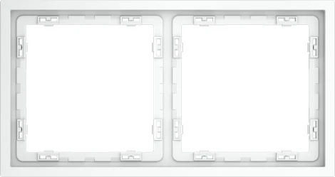 Рамка на 2 поста (белый матовый) Voltum S70 VLS100202