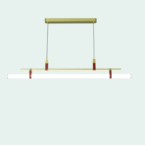 Подвесной светильник iLedex Zoom 9498P-46W-3000K GL-BR-WH (220V, на проводе)