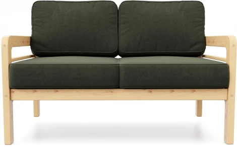 Диван Arsko прямой Бергер М сосна велюр зеленый