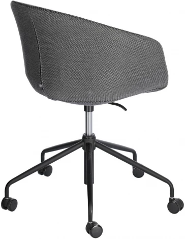 Обеденный стул La Forma (ex Julia Grup) Yvette (Серый/ Сталь,Пена,Металл,Пенополиуретан)