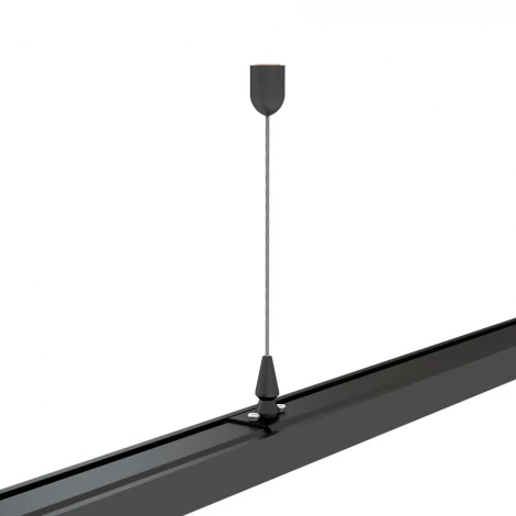 Подвес для шинопровода Black RAUMBERG F3Bk (на тросе)