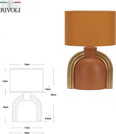 Настольная лампа Rivoli Bella 7068-501