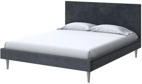 PROxSON Кровать Claro (Ткань: Велюр Casa Графитовый) 90x200