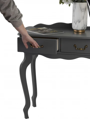 Консоль Берже 21 серый графит от фабрики Mebelik