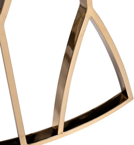 Стол журнальный стекло черн./золото d90*45см Garda Decor арт.13RXCT3104-GOLD