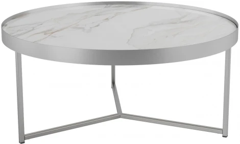 Стол журнальный Калифорния Ориндж Калакатта/Хром от фабрики Калифорния