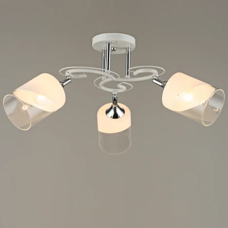 Потолочная люстра на штанге Reluce 04861-0.3-03 WT+CH