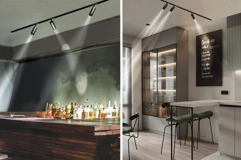 Трековый светильник 15W 220V Italline IT02-021 black 3000K (LED, круглые)