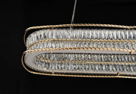 Подвесная люстра светодиодная Fluorite Sacrement FL1181-9PO