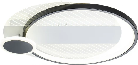 Потолочная люстра с таймером Escada Concept 10226/3 ROUND LED*60W Black/White (220V, пульт управления)
