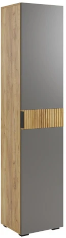 Шкаф Woodville Бери 40 дуб крафт золотой / графит 551892