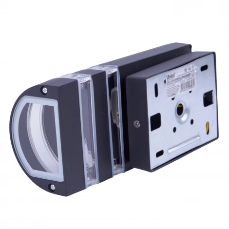 Настенный светильник уличный под лампу Е27 черный Uniel UUL-S15A 60W/E27 IP65 BLACK