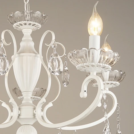 Подвесная люстра Reluce 04136-0.4-05 (220V, подвески, на цепи, подсвечник, свеча)