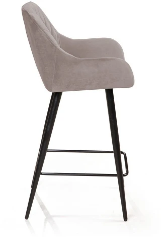 Стул полубарный Robert, бархат пепельно-бежевый 25 Top Concept ROBERT 76775