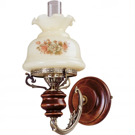 Бра N-Light 832 832-01-01 красное дерево+бронза