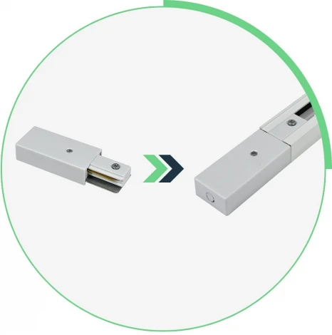 Ввод питания для накладного однофазного шинопровода Hesby Lighting Skylite HSBL_0028 (220V)