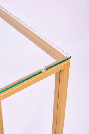 Консольный стол AllConsoles 1083-CG clear золотой