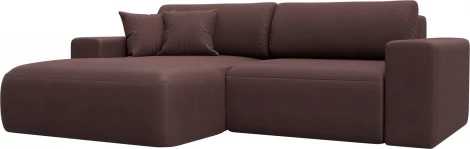 Диван угловой Лига-036 НПБ Классик левый угол Лига Диванов (Замша) арт.127739L