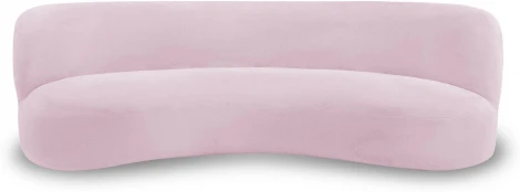 Диван Patti 2400 ОГОГО (арт.853241), (Мех/Розовый)