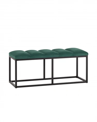 Банкетка Stool Group Хостен 2 велюр зелёный УТ000036873