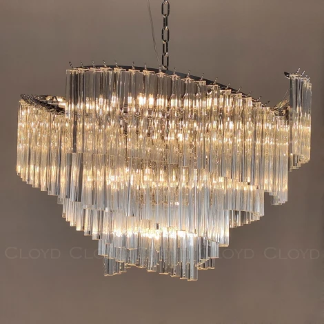 Подвесная люстра каскадная большая Cloyd Evolute 10572 (220V, на цепи)