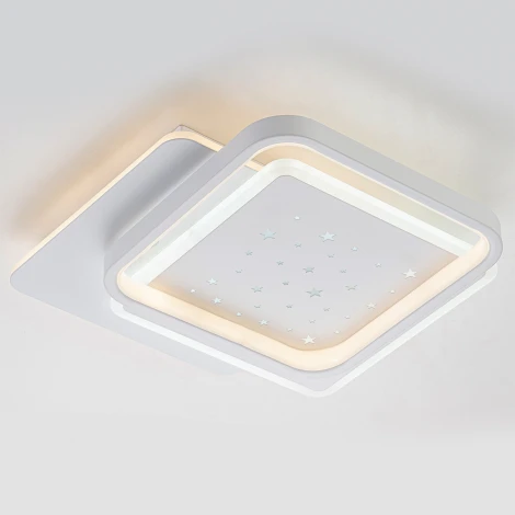 Потолочная люстра с пультом светодиодная звездное небо Escada Erna 10253/3LED (регулировка яркости, 220V, звездное небо)