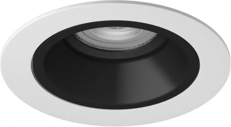 Встраиваемый светильник под LED модуль/ламп МR16 Lightstar Domino D61607BMOD (220V, круглые)