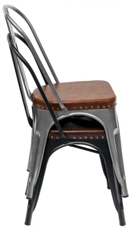 Стул Tolix SOFT Серебристый