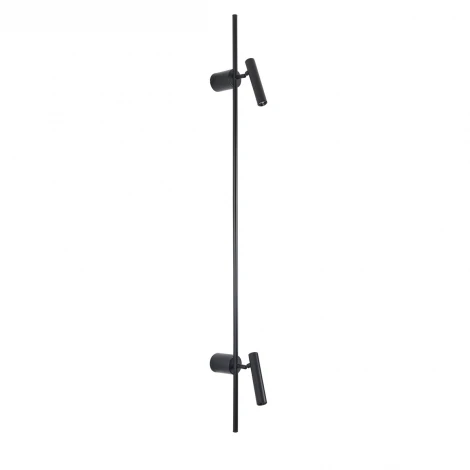 Настенный светильник светодиодный Lumion Toint 8438/13WL черный, металл LED 2х3W + LED-подсветка 7W 3000K 220V