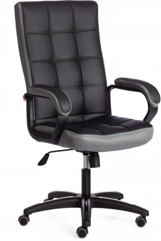 Компьютерное кресло игровое Tetchair TRENDY (22) (Исскуственная кожа,Ткань/Черный,Серый) 19515