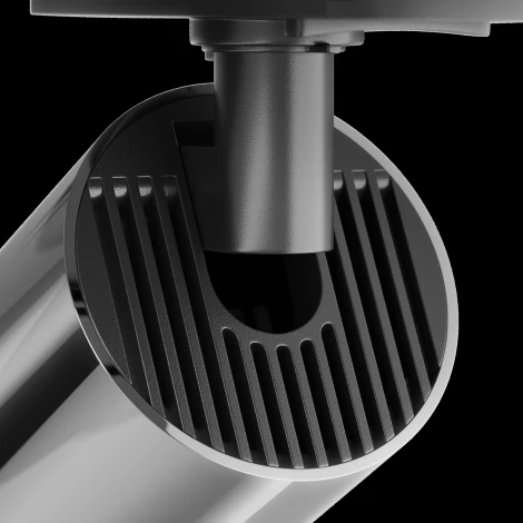 Трековый светильник Focus Unity GU10 10Вт (однофазный) Maytoni Technical TR020-1-U-GU10-BGF (220V, круглые)