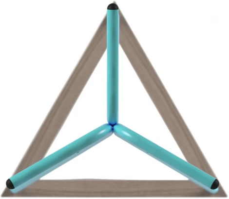 Вешалка напольная Галилео 213 бирюзовый/шимо от фабрики Mebelik