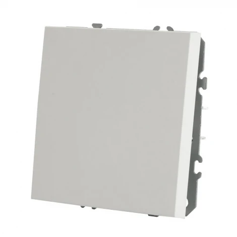 Переключатель одноклавишный (белый фарфор, soft touch) Stekker Эмили 50232