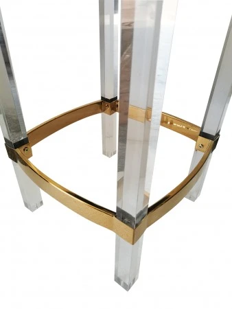 Табурет барный IST-CASA Найс MH-1974S.2, 40х40х61, белый, золото