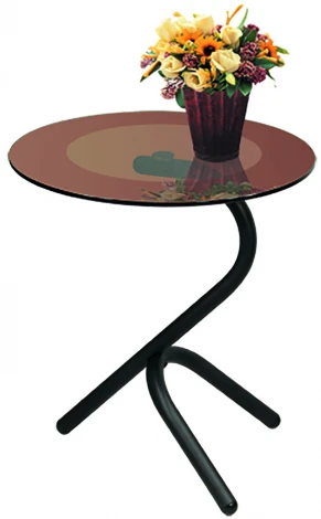 Стол журнальный Дуэт 5 черный/ тонированное от фабрики Mebelik