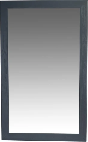 Зеркало навесное Берже 24-105 серый графит 105 см х 65 см от фабрики Mebelik