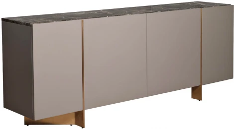 Комод Garda Decor 58DB-21233KOMD (Золото/Серый)