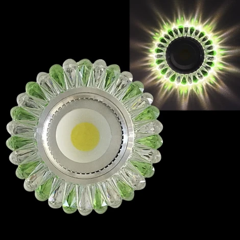 Встраиваемый точечный светильник Reluce 42230-9.0-001PL MR16+LED3W CL/LGN (круглые)