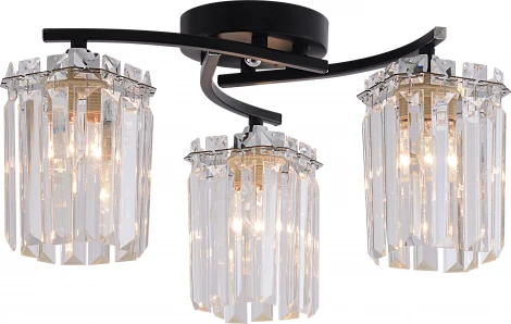 Потолочная люстра Rivoli June 1062-303 3хЕ27 60 Вт хрусталь