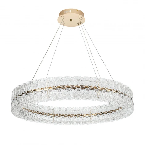 Подвесная люстра светодиодная с пультом с регулировкой цветовой температуры Modelux ML.8185.800 GD