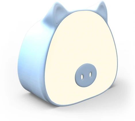 Светильник ночник настольный Gauss NN7036 GTL703 5W 200lm 2700-6000K 5V Li-ion 1200mA голубой диммируемый LED