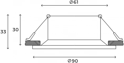 Встраиваемый светильник Hesby Lighting Glow HSBL_0102 (220V, круглые)