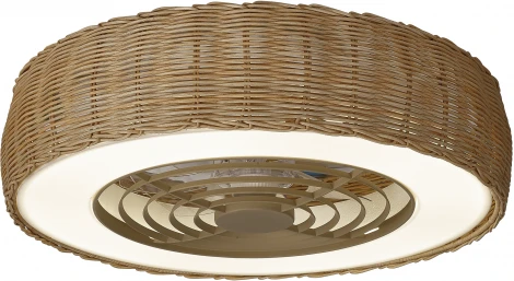 Потолочная люстра светодиодная с вентилятором Mantra Kilimanjaro 8226 (регулировка яркости, 220V, пульт управления, круглые, IP44)