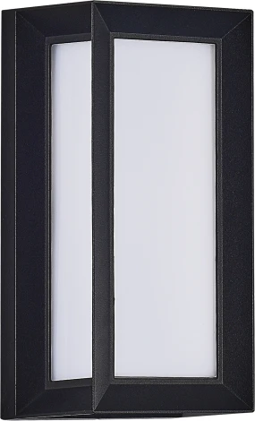 Настенный светильник уличный ST Luce Combo SL9533.401.01 черный/белый LED 1*15W (220V, IP65)