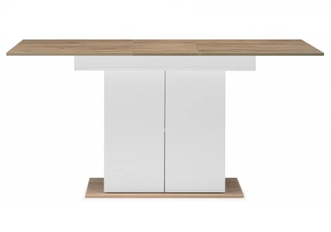 Кухонный стол Woodville Carla белый / крафт золотой