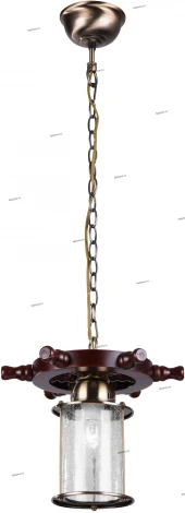 Подвесной светильник ST Luce Volantino SL150.303.01 (220V, на цепи, под старину, штурвал)