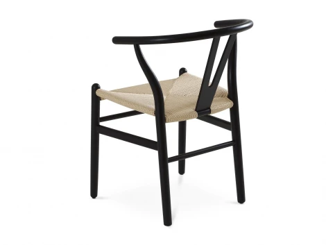 Комплект стульев Monk stick 2 шт. ОГОГО Обстановочка! 966349 (Массив,Дерево/Бежевый,Черный)