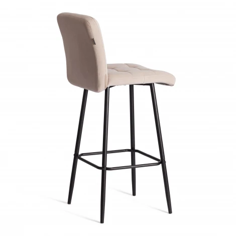 Барный стул Medeo/Медео Tetchair (Металл,Велюр/Бежевый) арт.24911