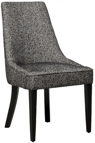 Обеденный стул Garda Decor ELEGANTE-3K-Santo302-CHZOL (Черный/Серый)