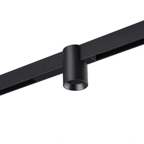 Трековый светильник трехфазный светодиодный Novotech Vector 359955 черный диммир. со сменой цв.температуры, пульт ДУ/Tuya Smart Life LED 10W 90-240V
